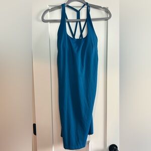 Blue maternity Sleeveless Dress